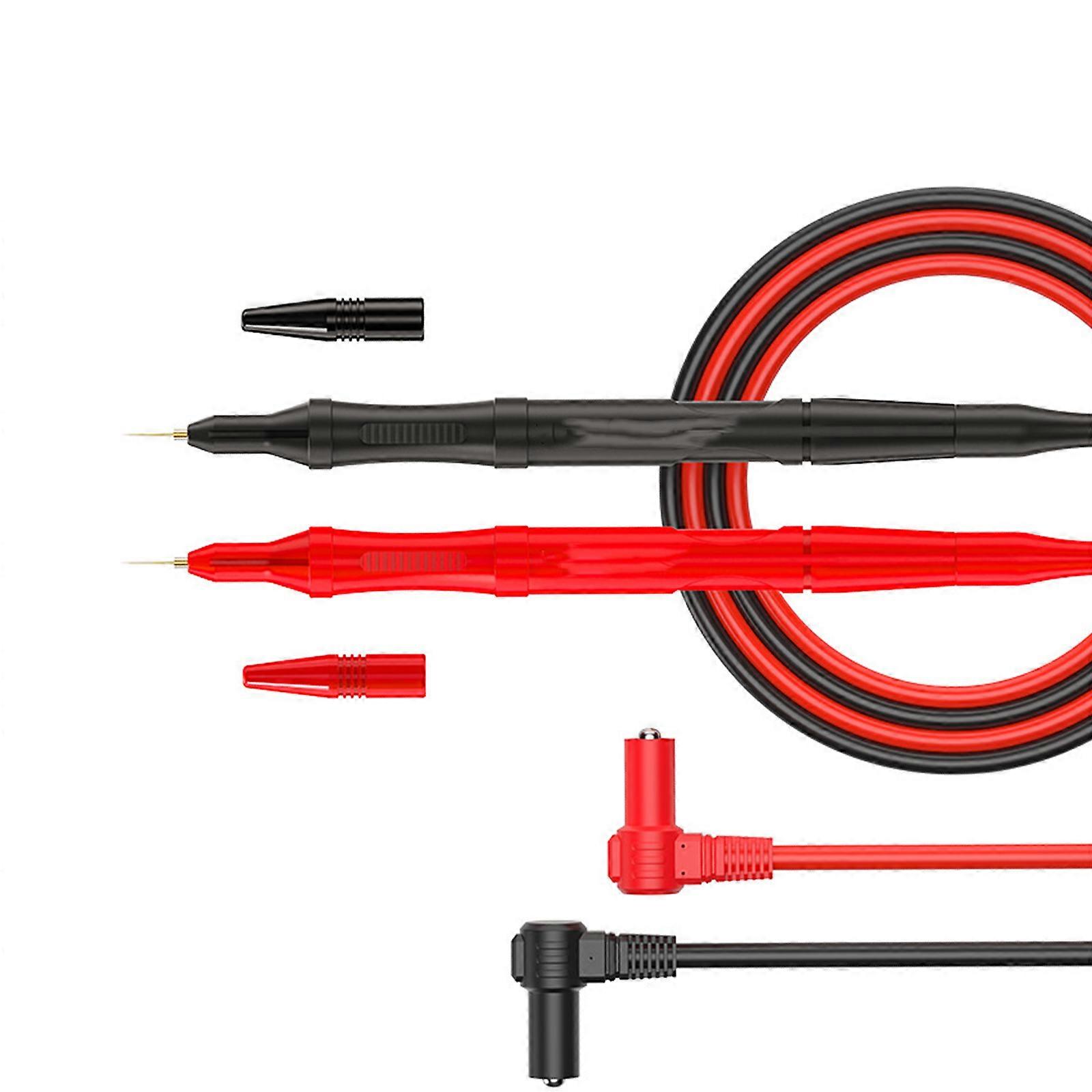 High Current 20A Test Leads with Spring Loading Probes ABS Electrical Test Probes for Professional Electrical Diagnostics Multicolor