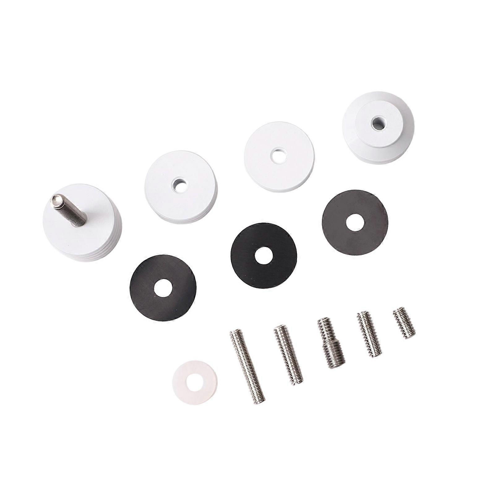 Recurve Bows Stabilizer Vibration Dampening Rod Balance Bar Weight Block Shock Absorption Counterweight Enduring  White