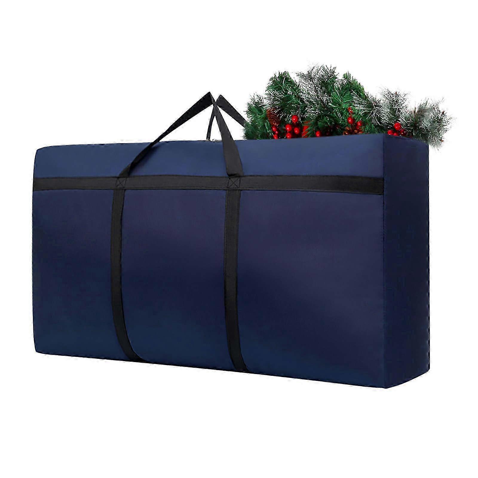 Christmas Tree Storage Bag with Transparent Panel for Easy Content Identification