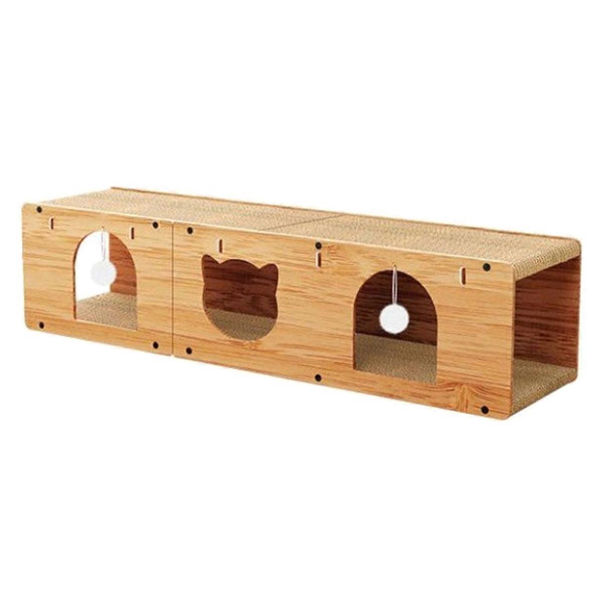 Scratching Board Tunnel House Inteated Corrugated Paper Wear-Resistant Vertical All-Season Universal Toy