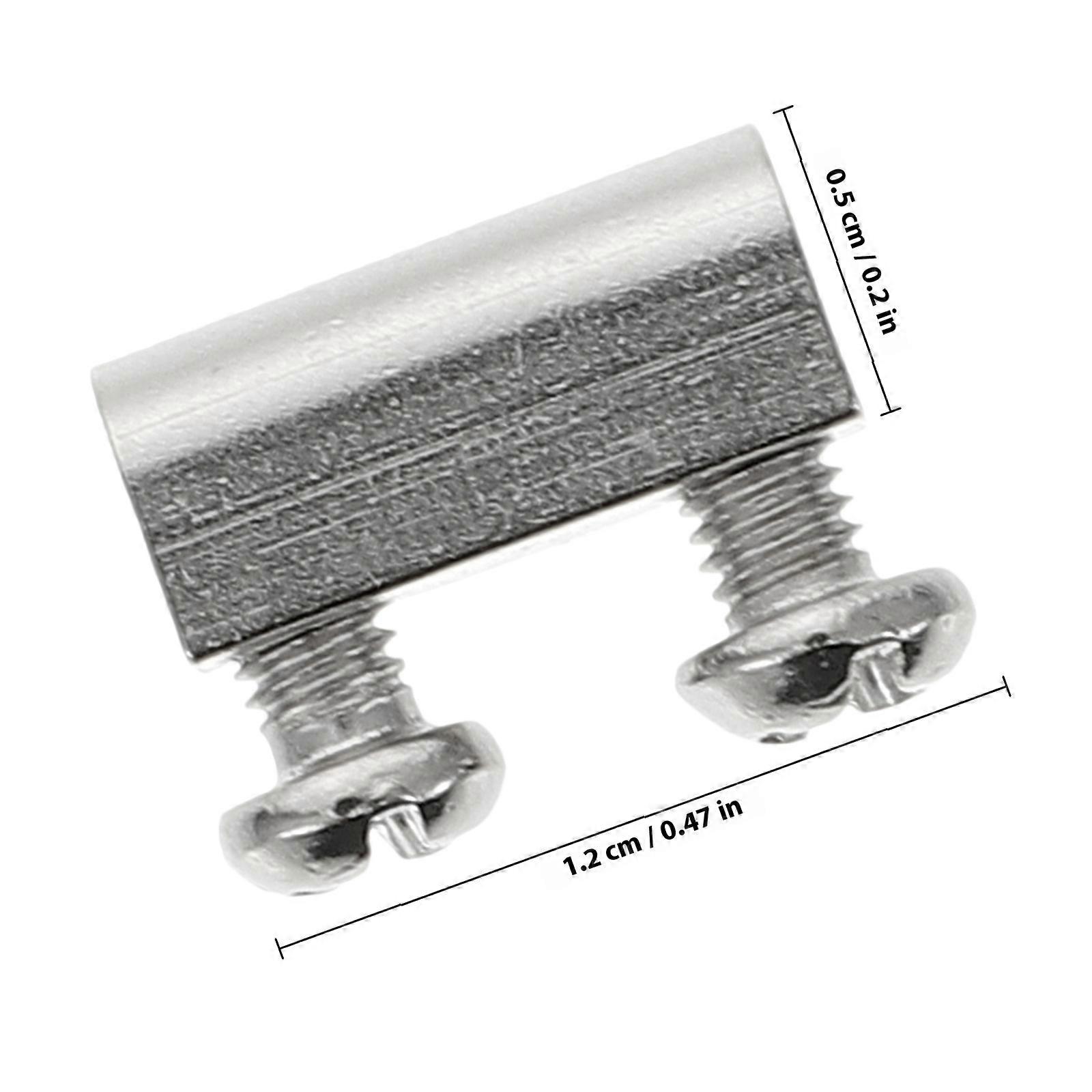 20 مجموعات سلك حبل المشابك سلك حبل مثبتات كابل مقاطع الأسلاك مع مسامير