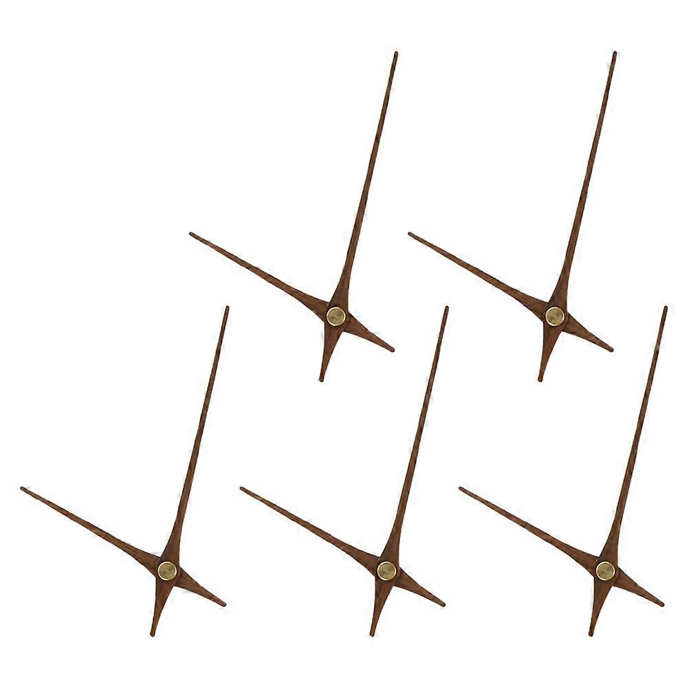 Clock Hands Wood Wooden Clock Hands Kit for DIY 5Sets Replacement