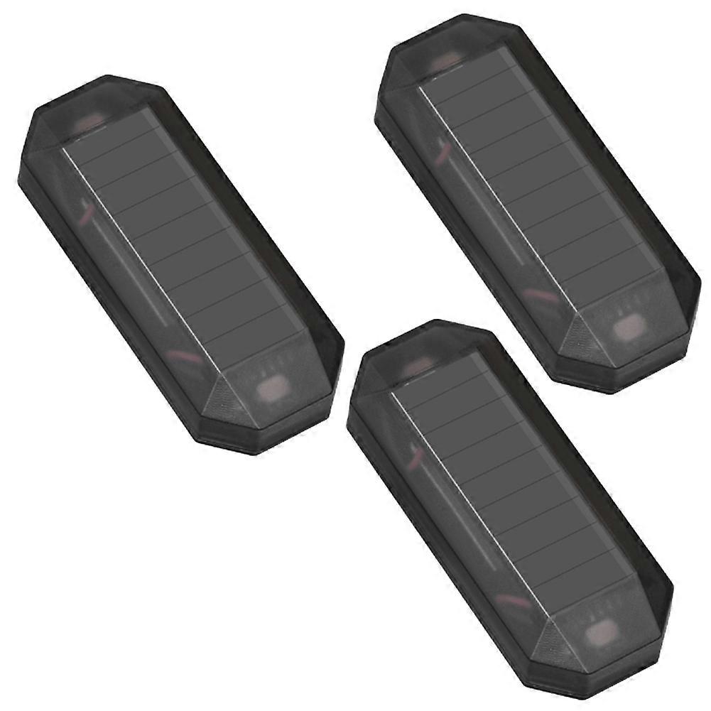 Led Solar Power Warning Light Night Security Simulated Alarm Wireless Anti-Theft Caution Lamp Strobe Dummy Alarm Lamp