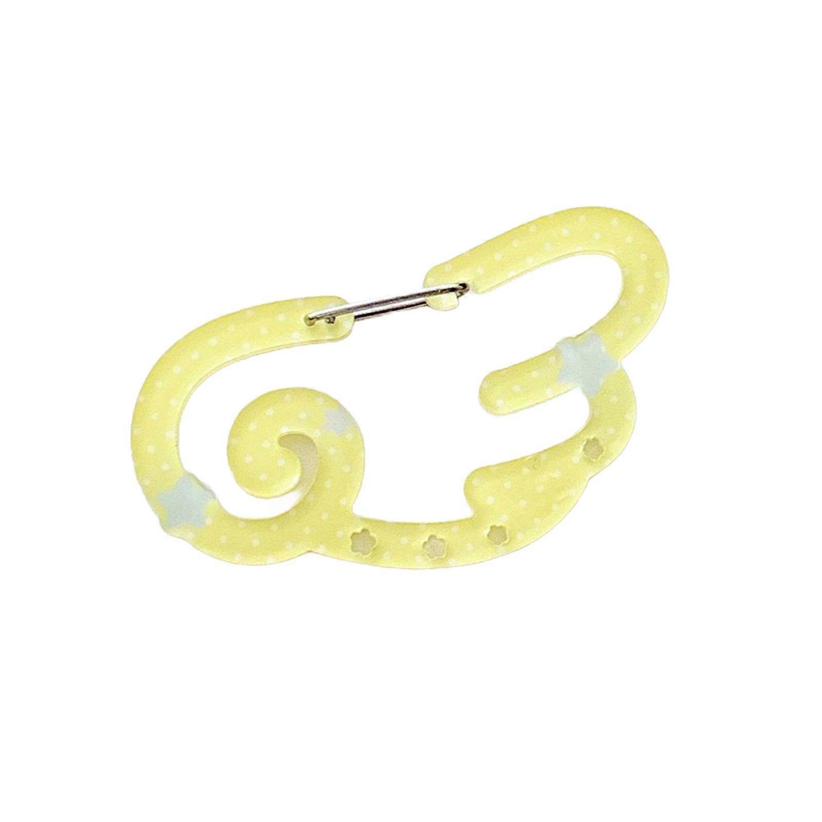 Jikaix Acrylic Keychain Hook Clip Lightweight Pendant Decoration Key Bag Car Charm Key Chain Backpack Accessory