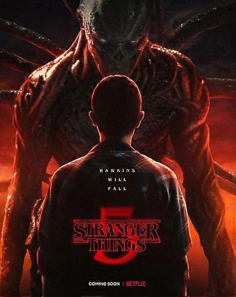 Stranger Things 5 ​​2025 -sarjan teaser-juliste A4 A3 A2 A1 Palapeli-aivopeli EB 7985