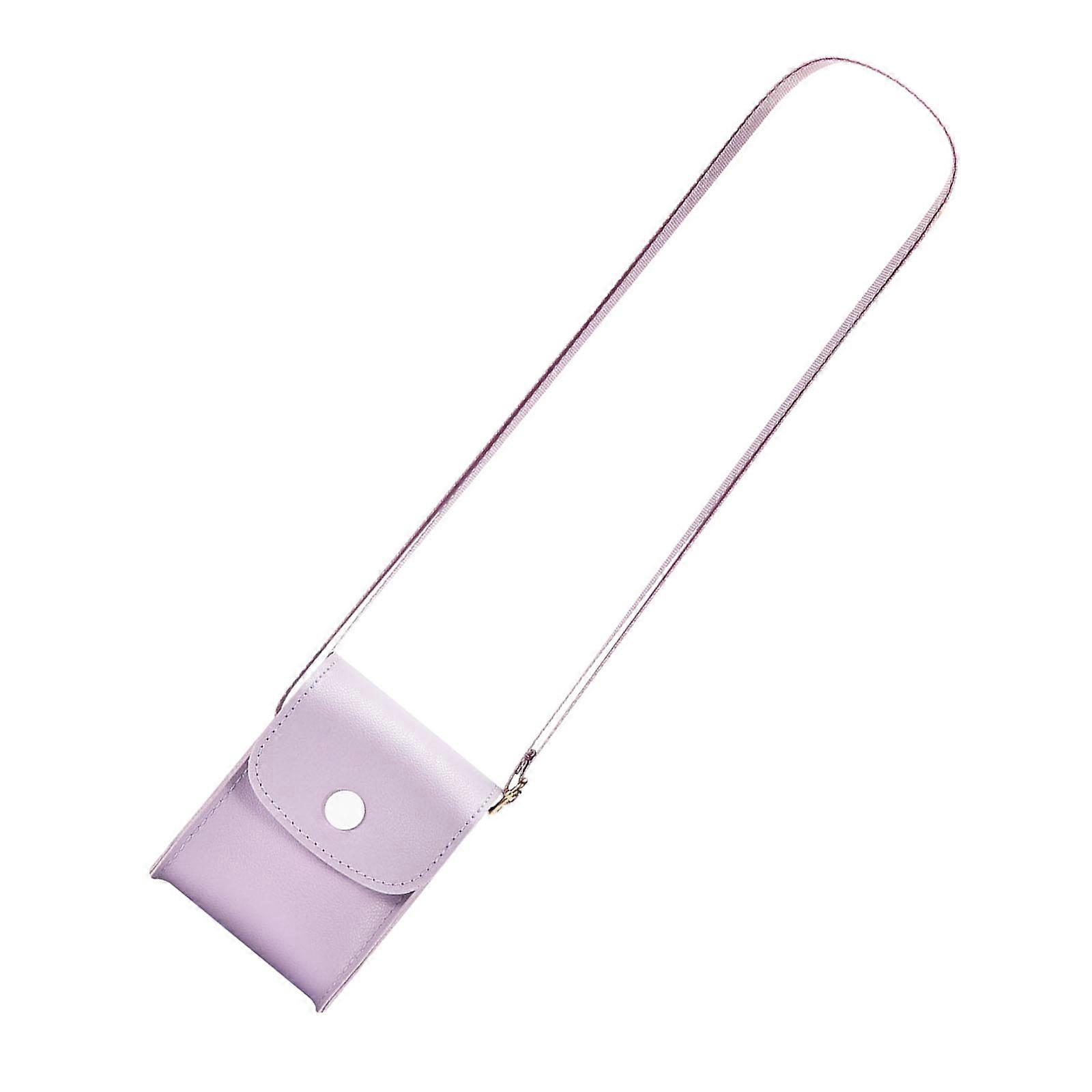 Portable Storage Solution Shock-absorb Scratch-resistant PU Conatiner Case Storage Bag for Interactive Toy  Purple