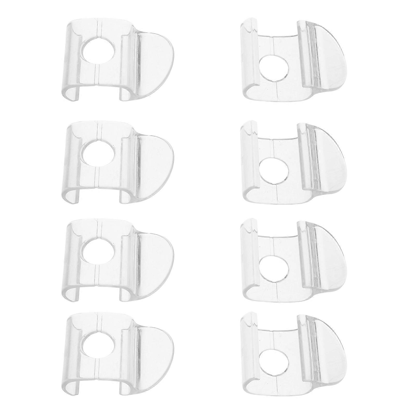 Blind Handle Replacement Clear Venetian Blind Pull Tabs for 8Pcs