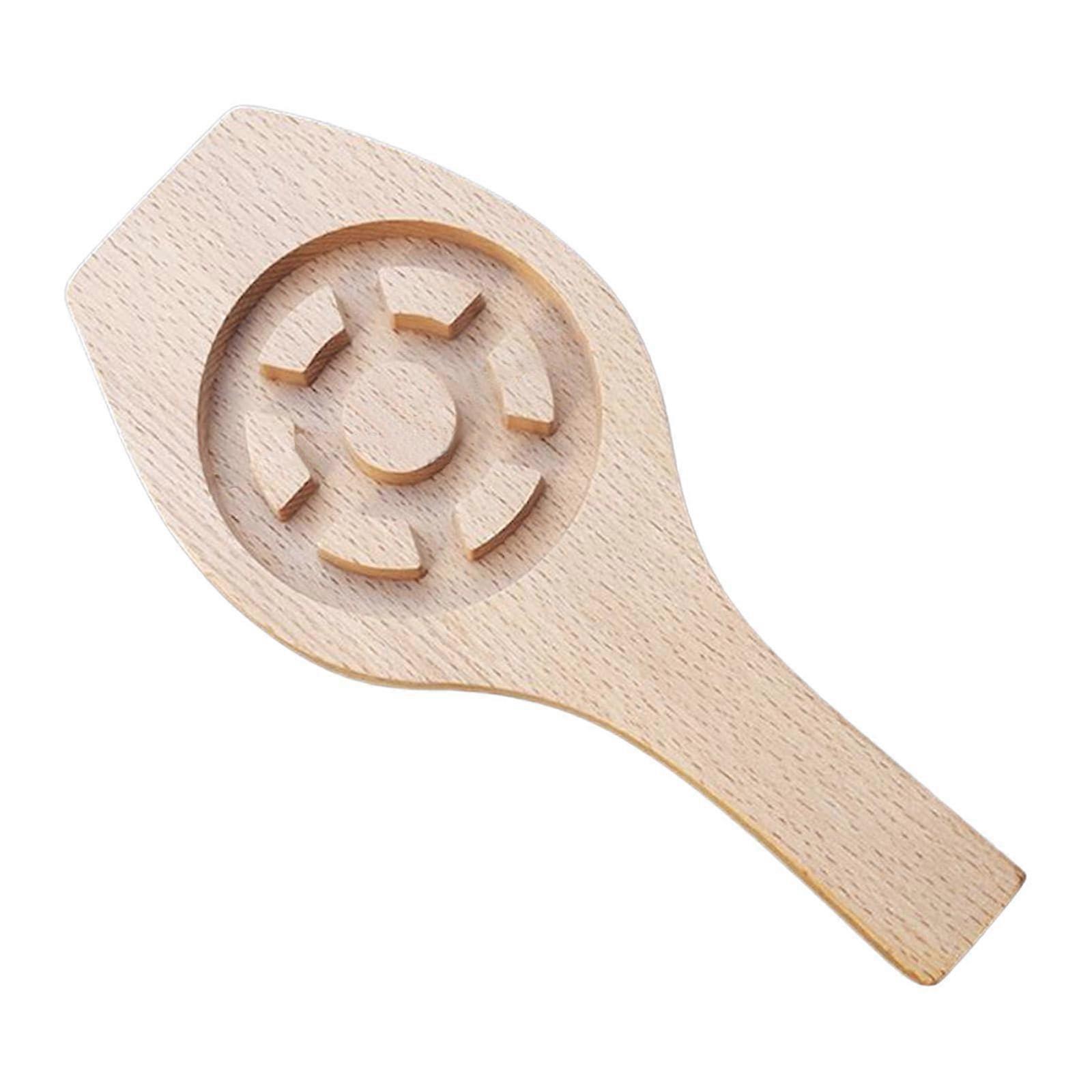 Portable Wooden Cake Baking Tool Snack Baking Tool Pastry Model Style A Compact Size Home Kitchen Gift