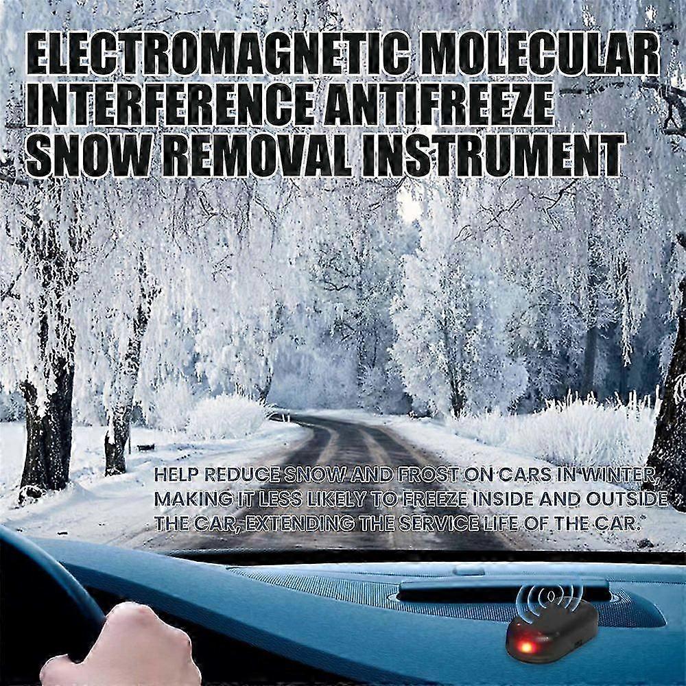 Upgraded Electromagnetic Deicer Molecular Interface Snow Remover Air Freshener Car Antifreeze Electromagnetic Ice Melting-New Arrival