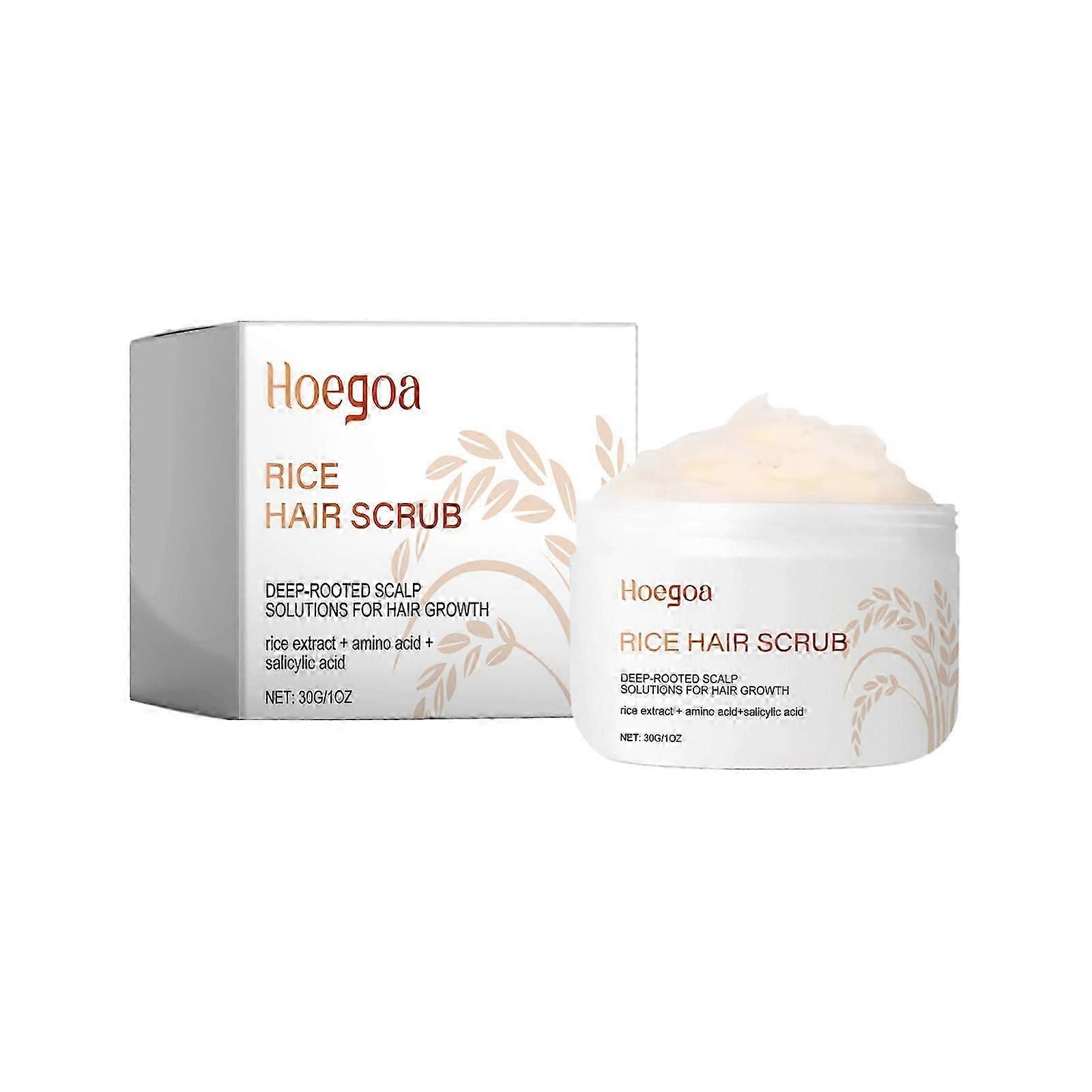 Rice Head Scrub Cleans Dandruff