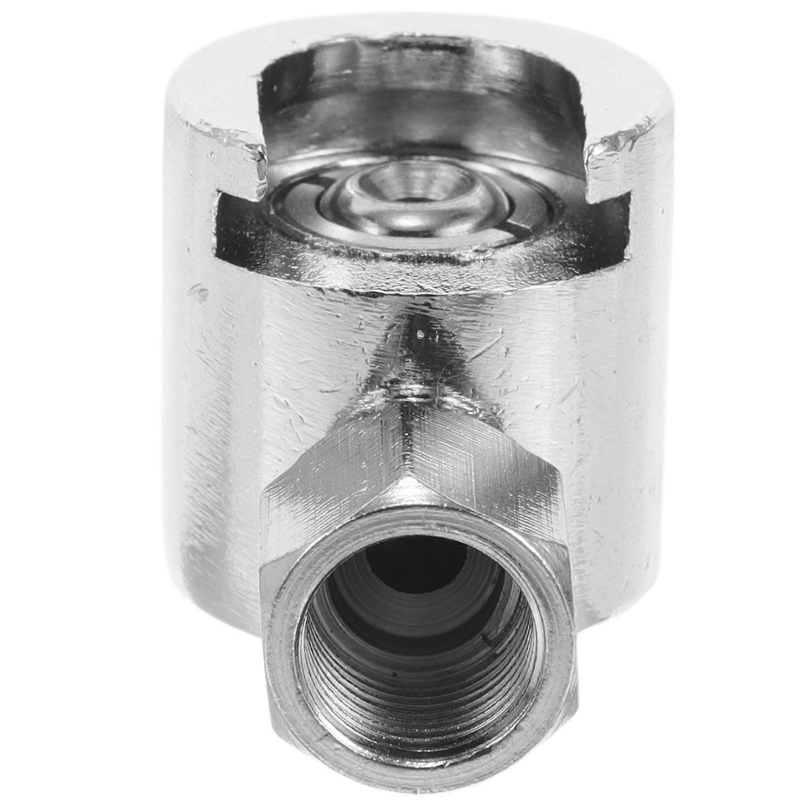 Button Head Grease Fitting Adapter Grease Fitting Coupler Button-Head Fitting Coupler Hydraulic Grease Fitting Replacement Metal Grease Adapter Replac