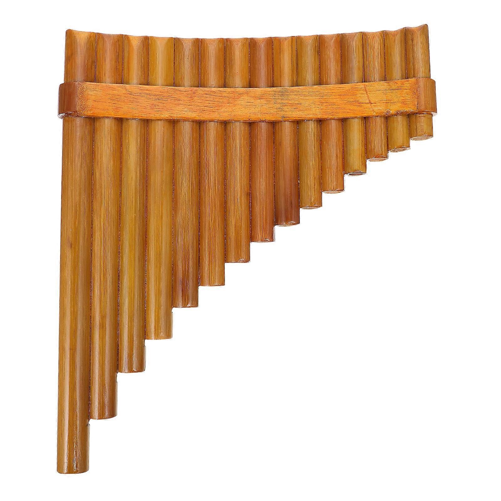 1set Pipe Pan Flute For Beginners Durable Woodwind Musical Instrument Sound For Hand And Brain Coordination