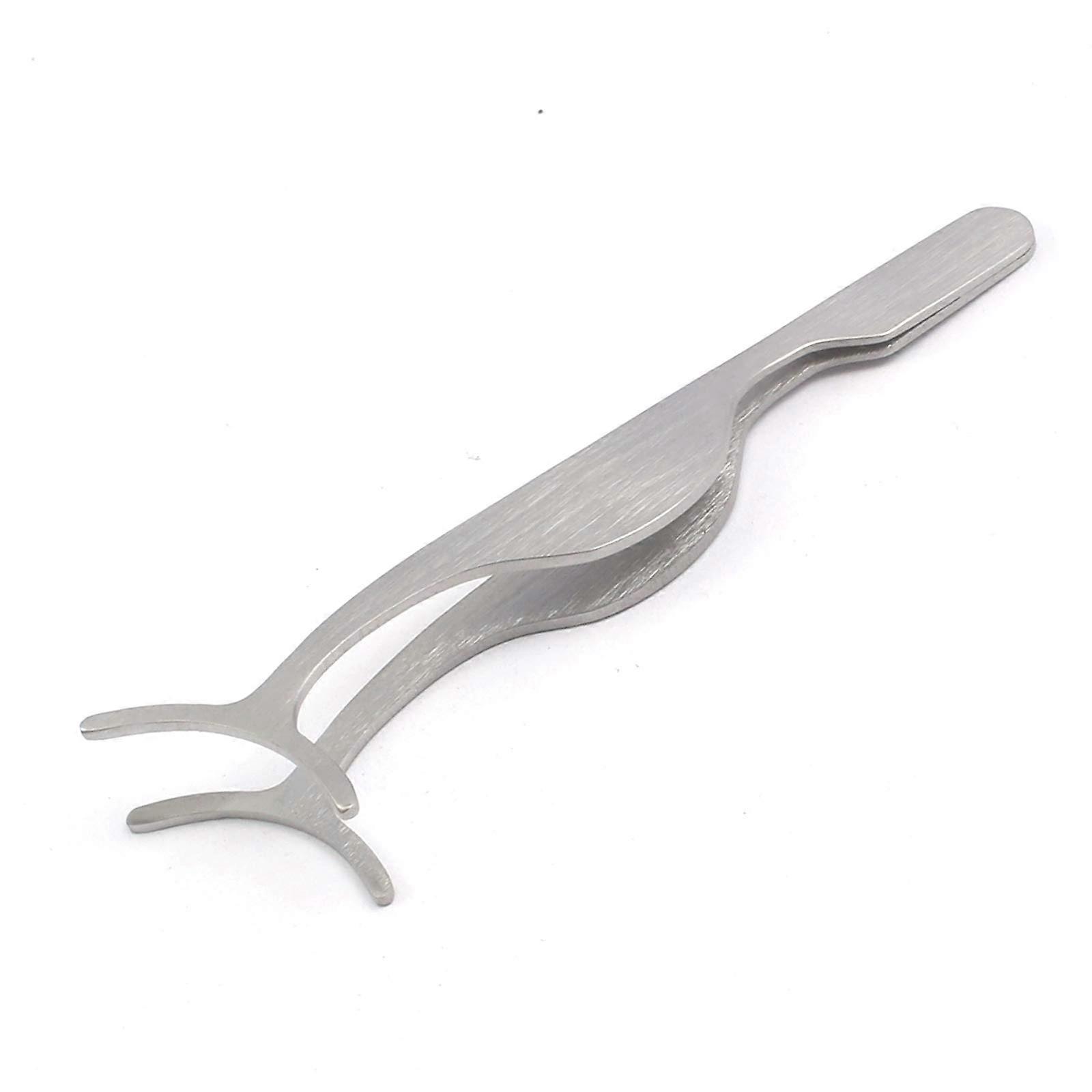 Eyelash Extension Tweezers Stainless Steel False Eyelash Applicator with Precision Grip Control