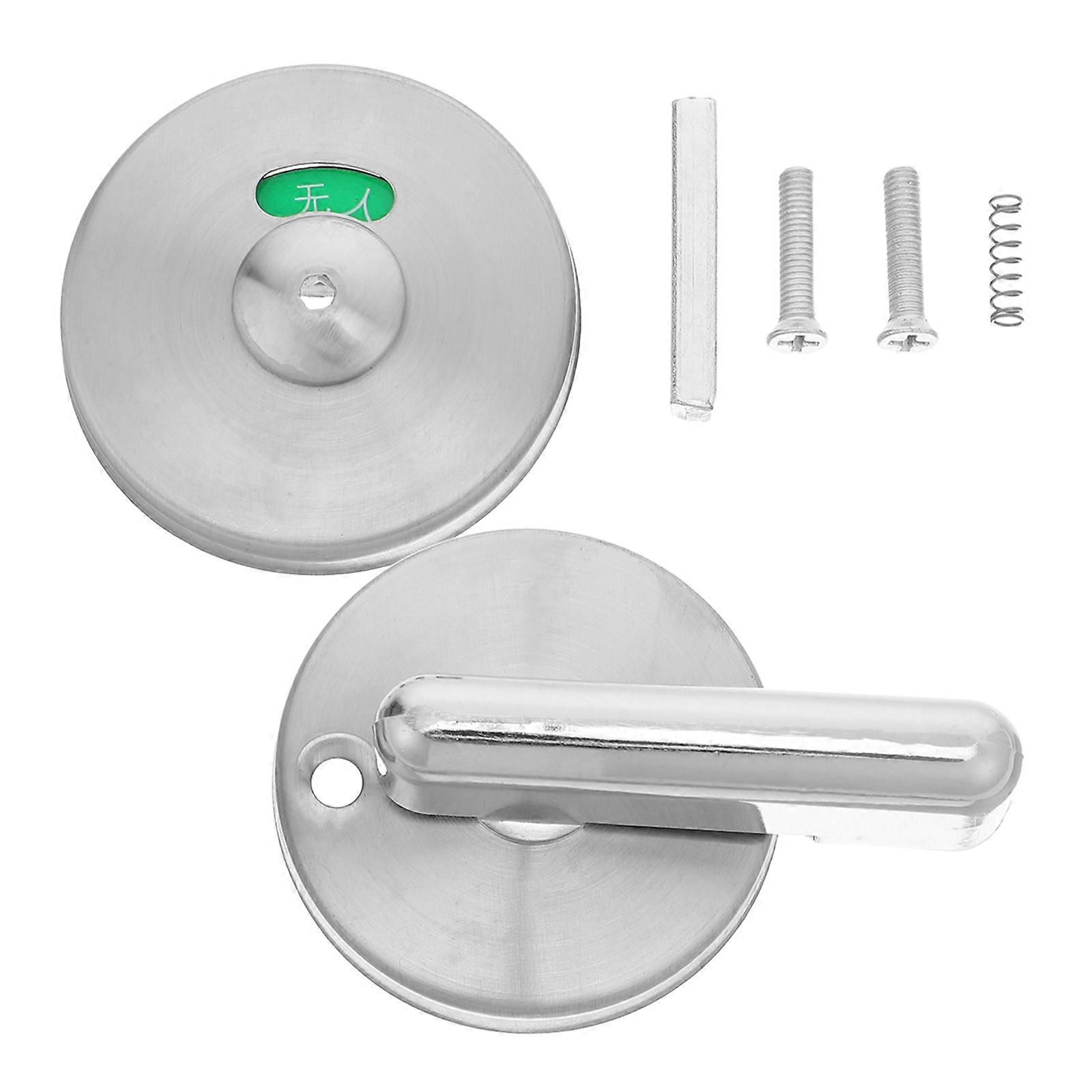 Commercial Restroom Door Locks Partition Lock For Public Restrooms Clear Indicator Function Sturdy Design 1Set