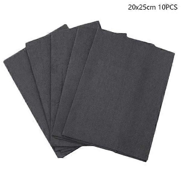 10 pcs thickened magic cleaning cloth microfiber surface Black 20x25cm