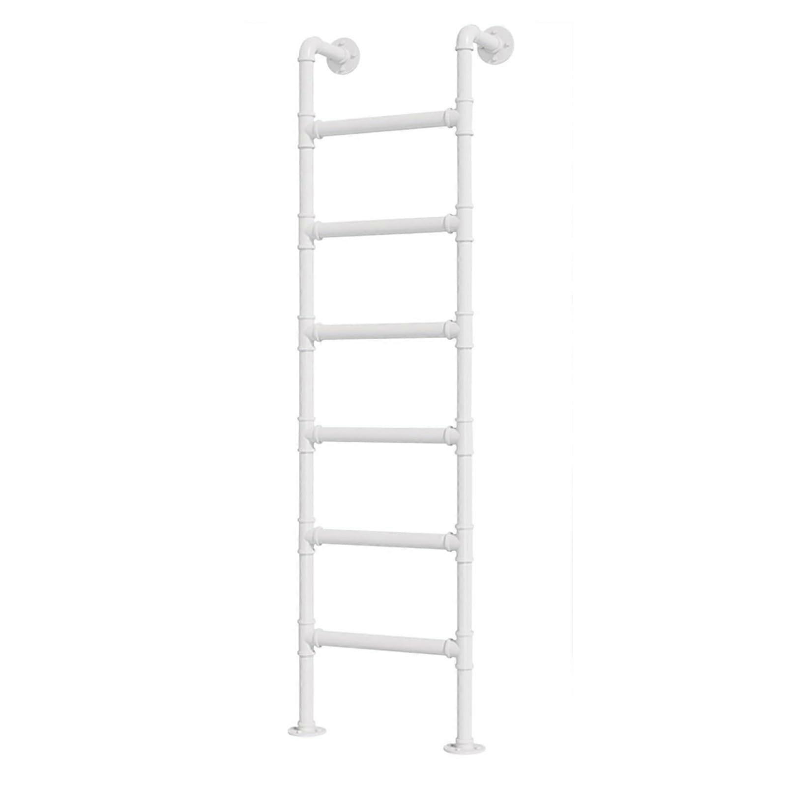 Adjustable Metal Emergency Escape Ladder for Basement Window Well Egress and Indoor Wall Mount