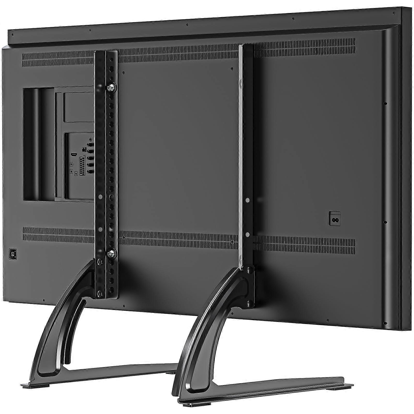 Universal TV Stand for 2755 Inch Flat Screens, Adjustable Table  Base with Wide VESA and Stable Support