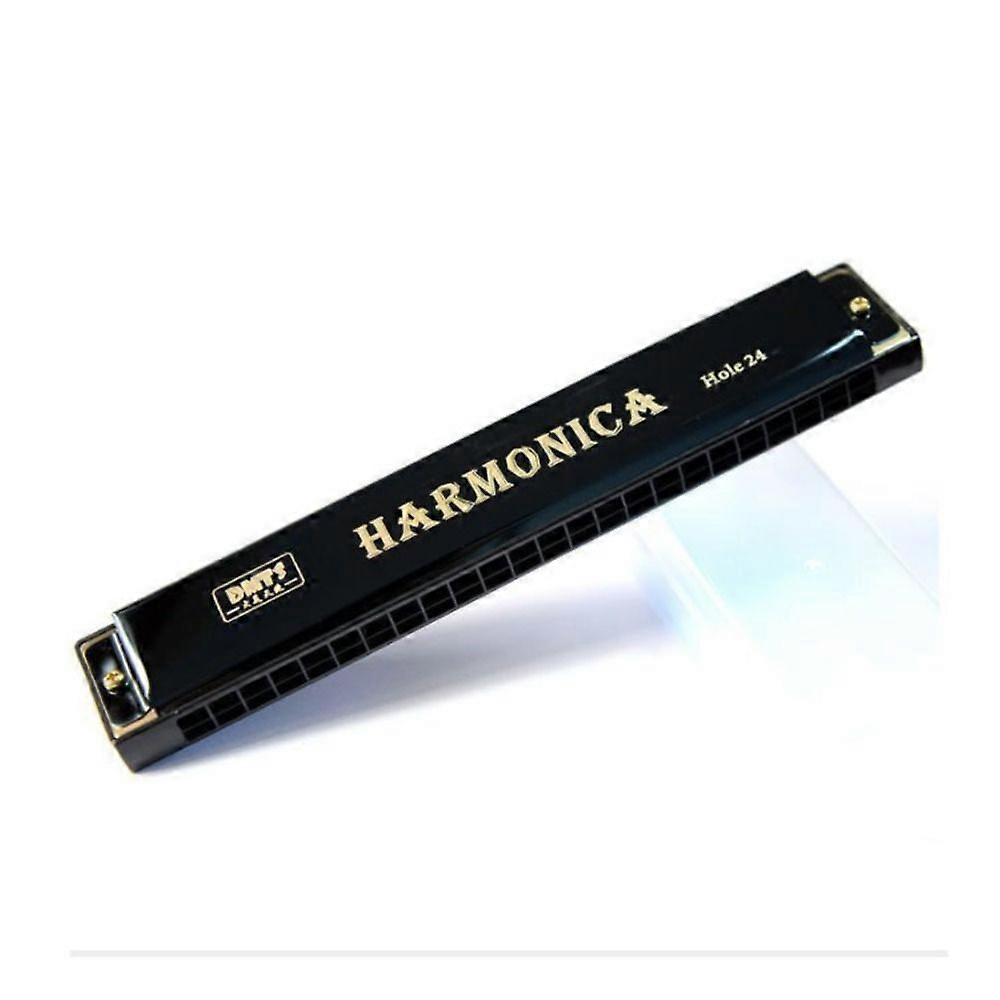 Harmonica tr��molo �� Double rang��e de 24 trous, jeu d'harmonica �� cl�� C, professionnel pour d��butant, Jazz Folk, ��tudiant