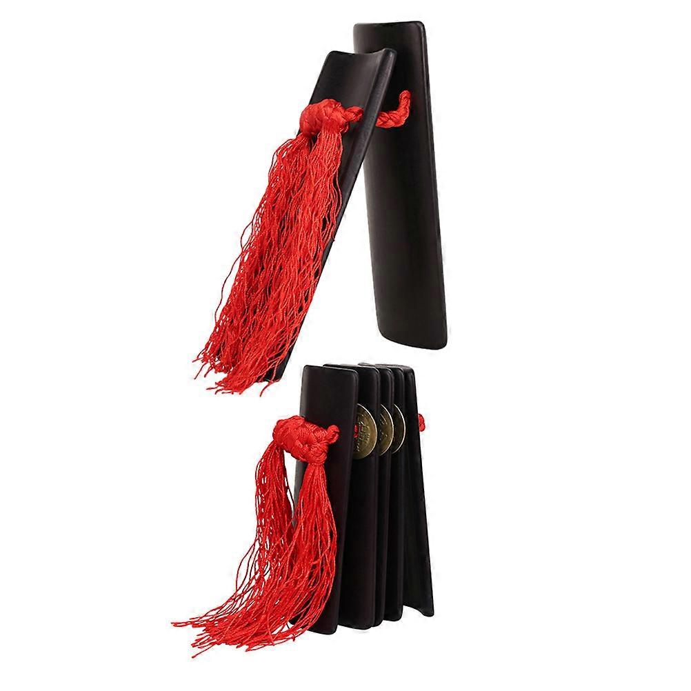 Traditional Chinese Bamboo Clapper for Kids 1Set Performance