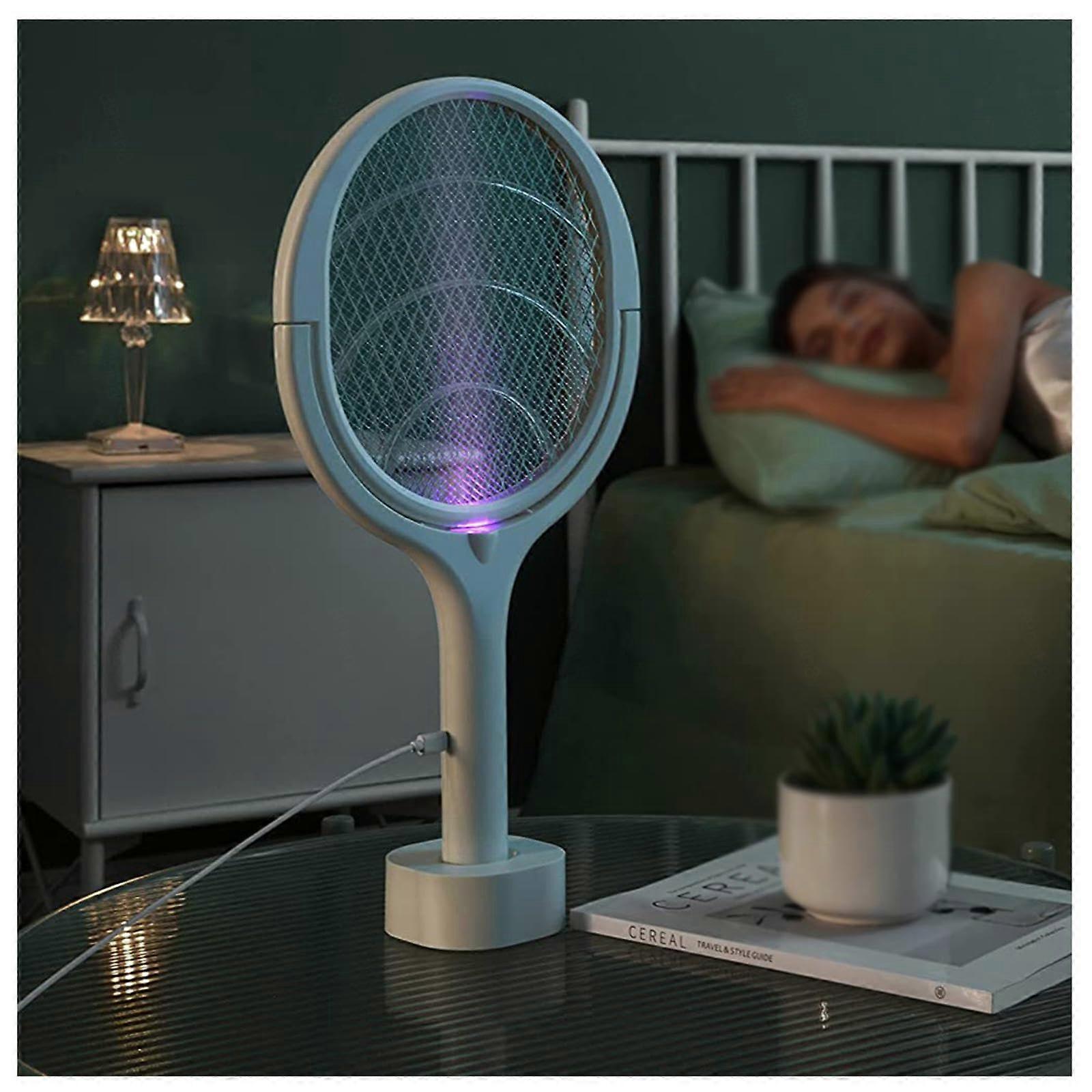 Electric Mosquito Swatter with  Voltage Instant Kill, USB TypeC Rechargeable Bug Zapper Racket