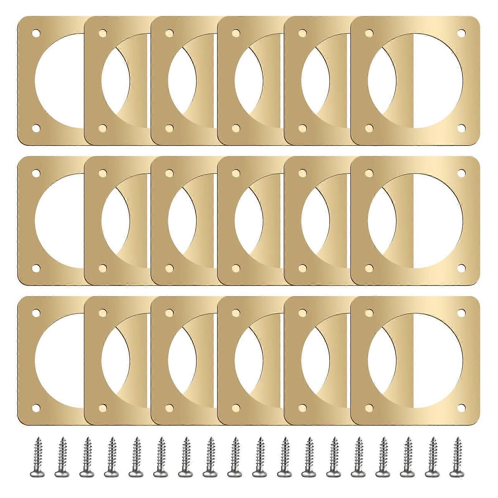 Bird House Hole Protector 18pcs RustResistant Copper Guard for Bluebird with 1.5 Inch Opening