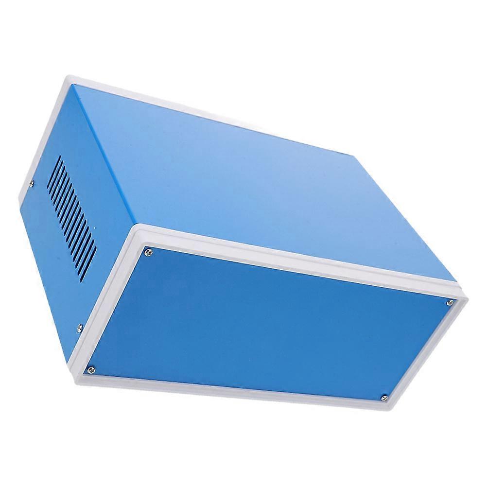 Blue Metal Junction Box Electronic Enclosure for Storage Applications