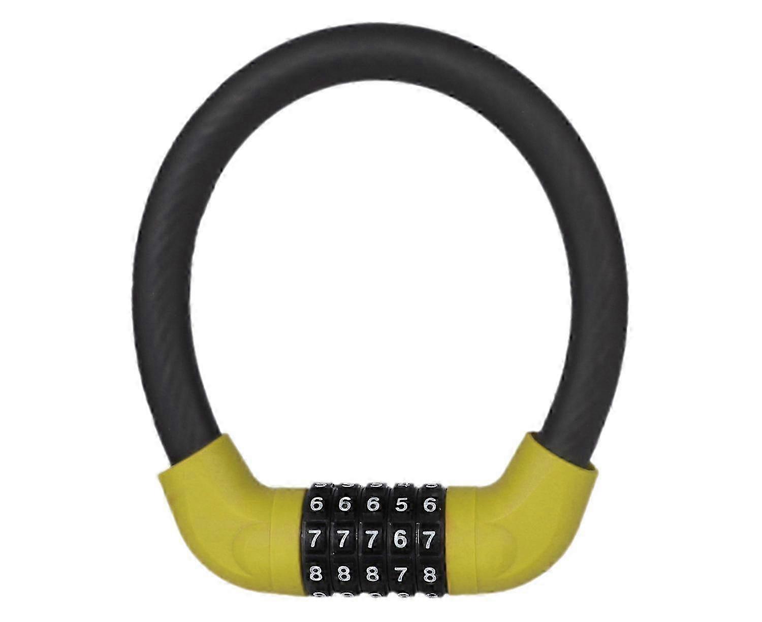 25-26 Security Bicycle Lock Rust-proof Corrosion Resistant Anti-saw Combination 4 Number Code for