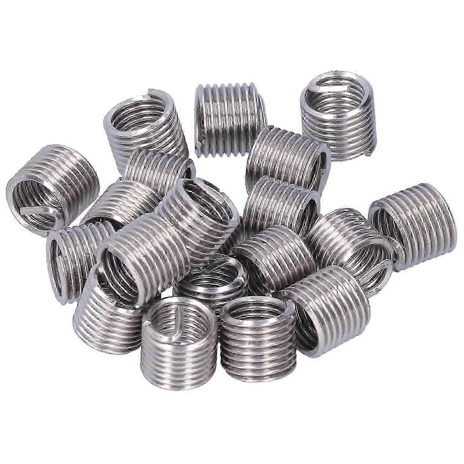 26-27 20Pcs Thread Repair M12 x 1.75 Wire Threaded Insert Nut Coiled Wire Extension Consumables1.5D
