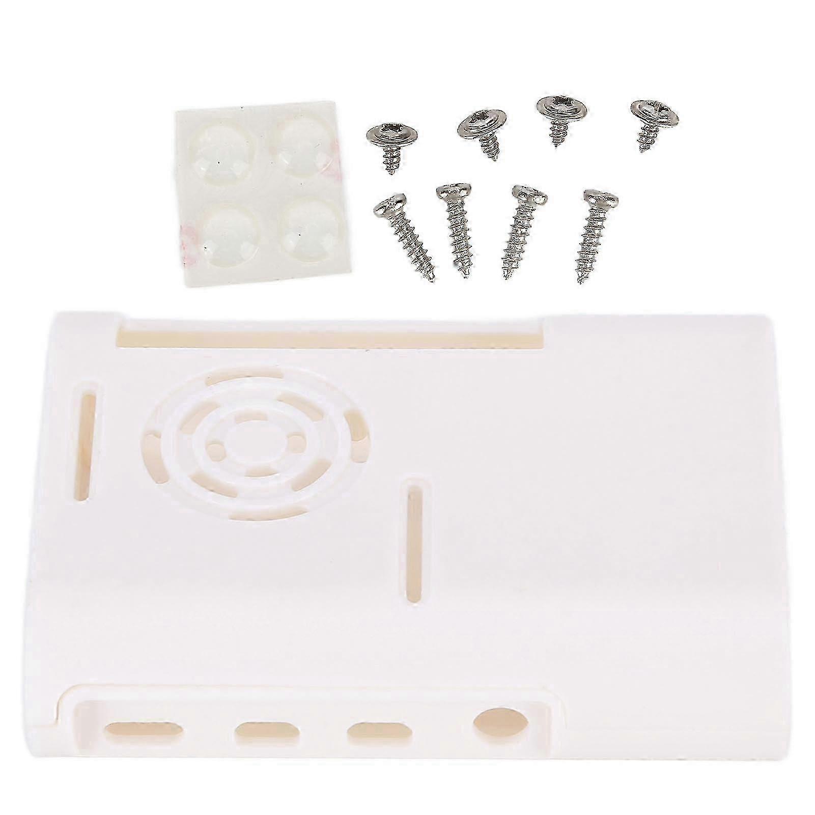 2026 Enclosure Case ABS Heat Dissipation Protective Shell Cooling Parts for Raspberry Pi 4 Model BWhite