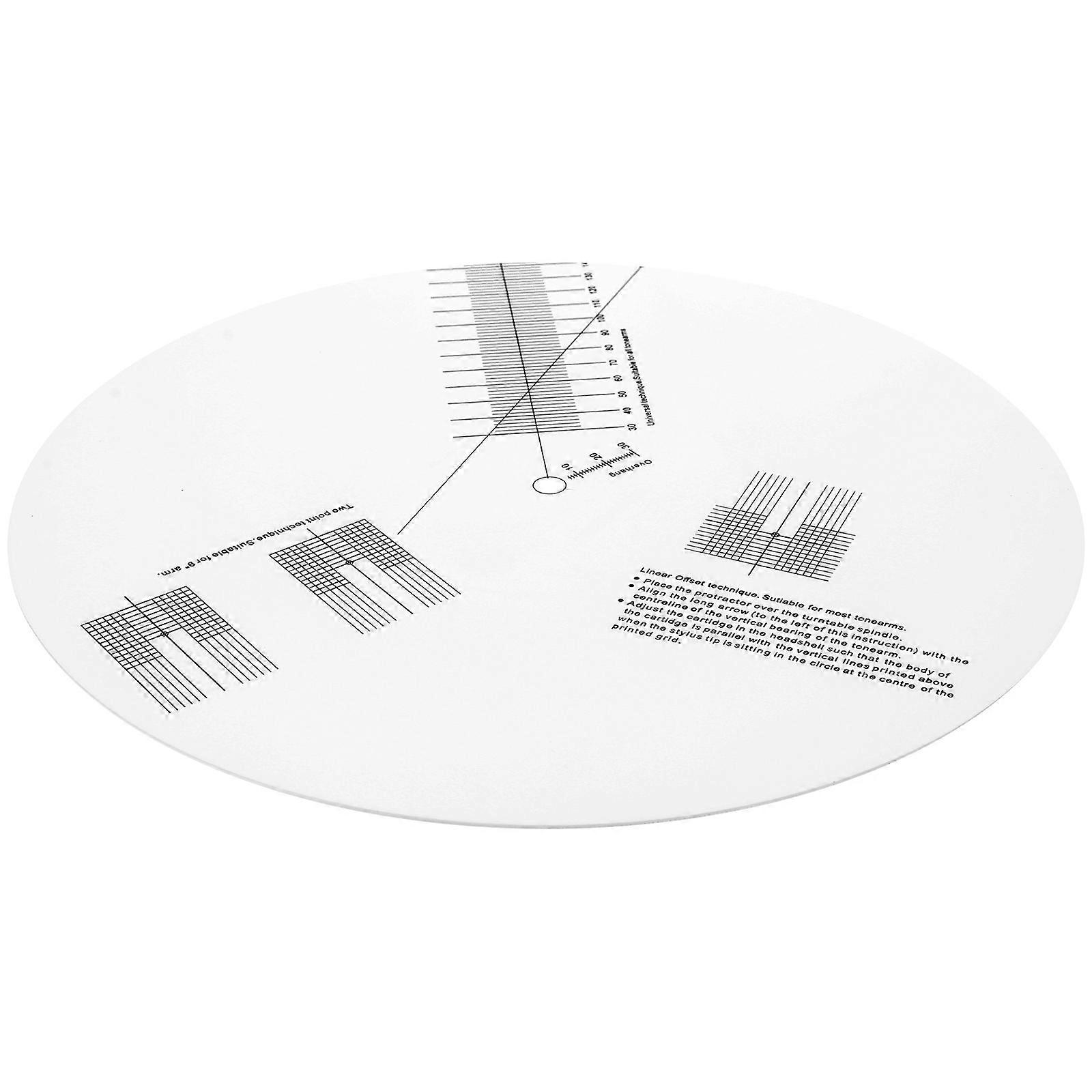 Anti-Sliding Plate Turntable Professional Pickup Calibration 2Pcs