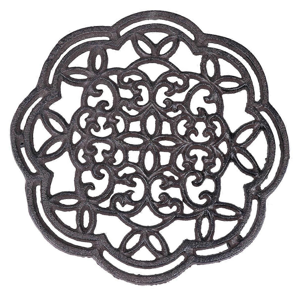 Hot Pan Mat Kitchen Mat Simple Design Non-Slip Coasters 19x19cm 1Set