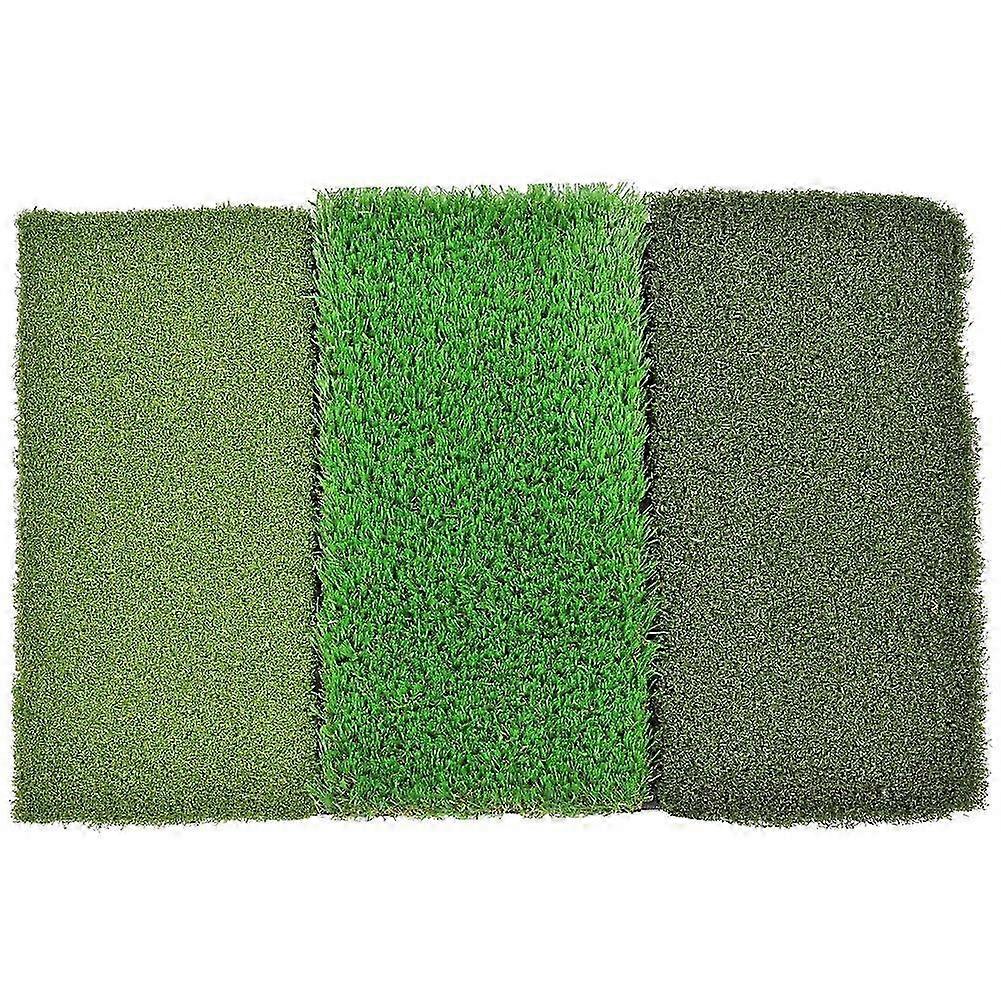 26-27 Folding Golf Hitting Grass Mat Cushion for Beginner Swing Training Practice Equipment