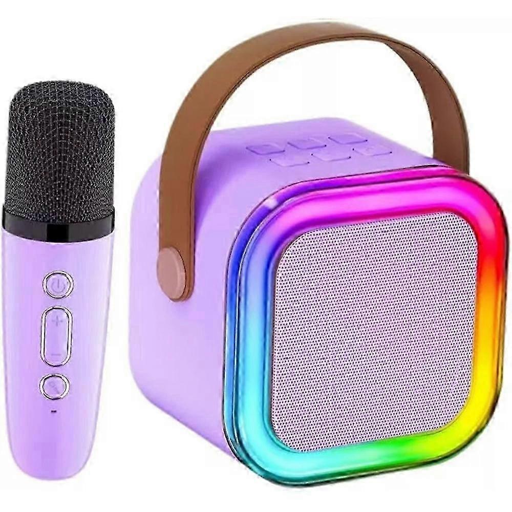 Mini Karaoke Machine,Mini Karaoke Machine with 1/2 Wireless Microphones