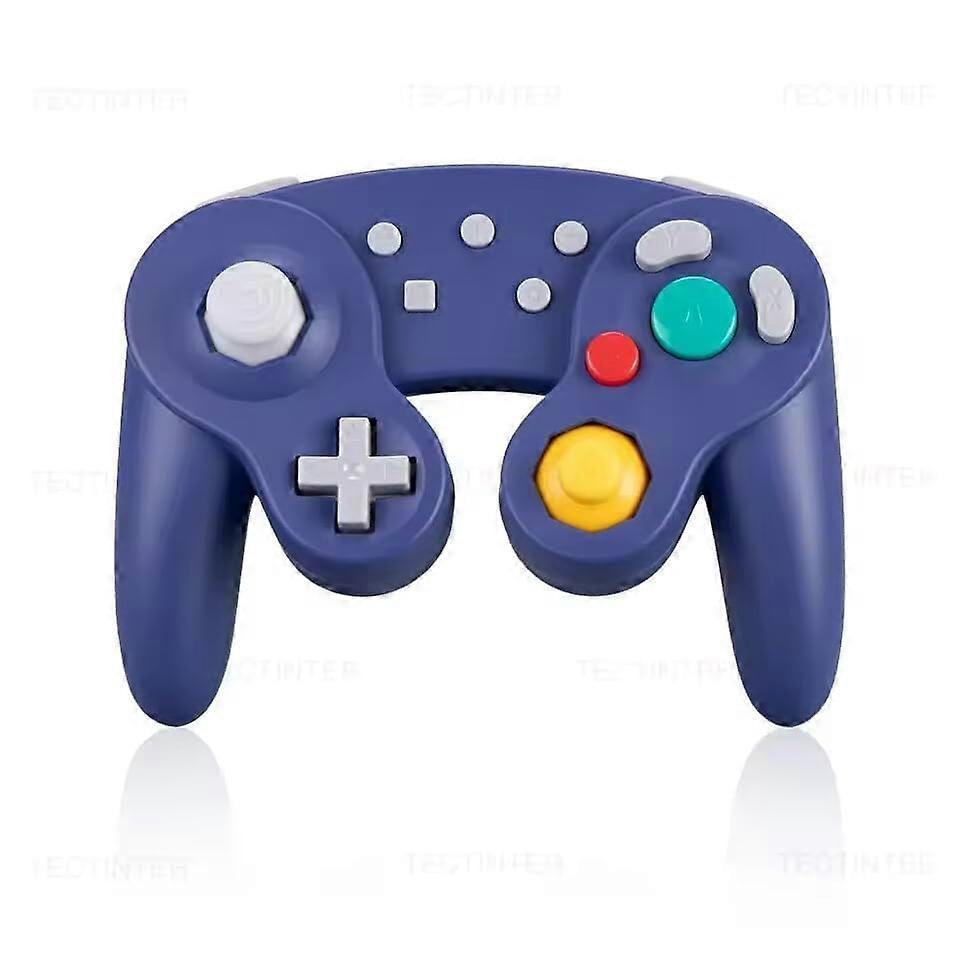 Wireless GameCube Controller for Nintendo Switch and PC with Turbo, Motion Control, Purple