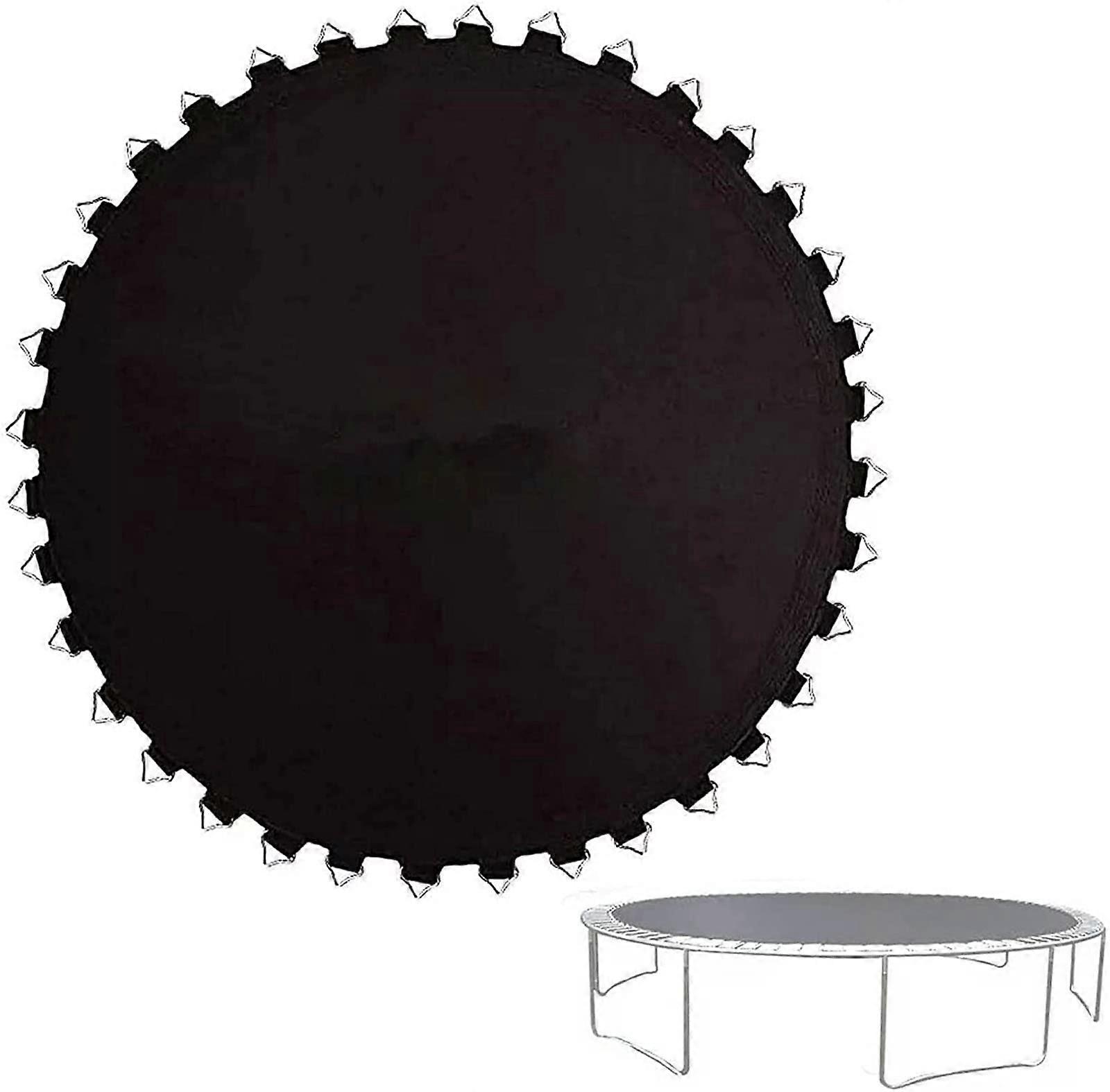 16FT Round Trampoline Replacement Mat with VHooks, UV Waterproof,  Elastic Bounce, 108 Buckles