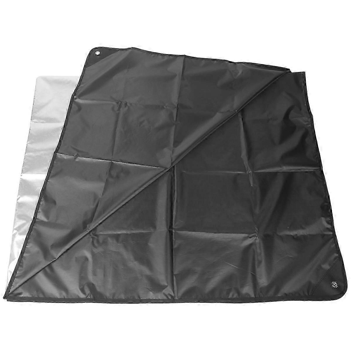 Drum Set Cover - Black Waterproof with Silver Coating - Anti UV-Rays