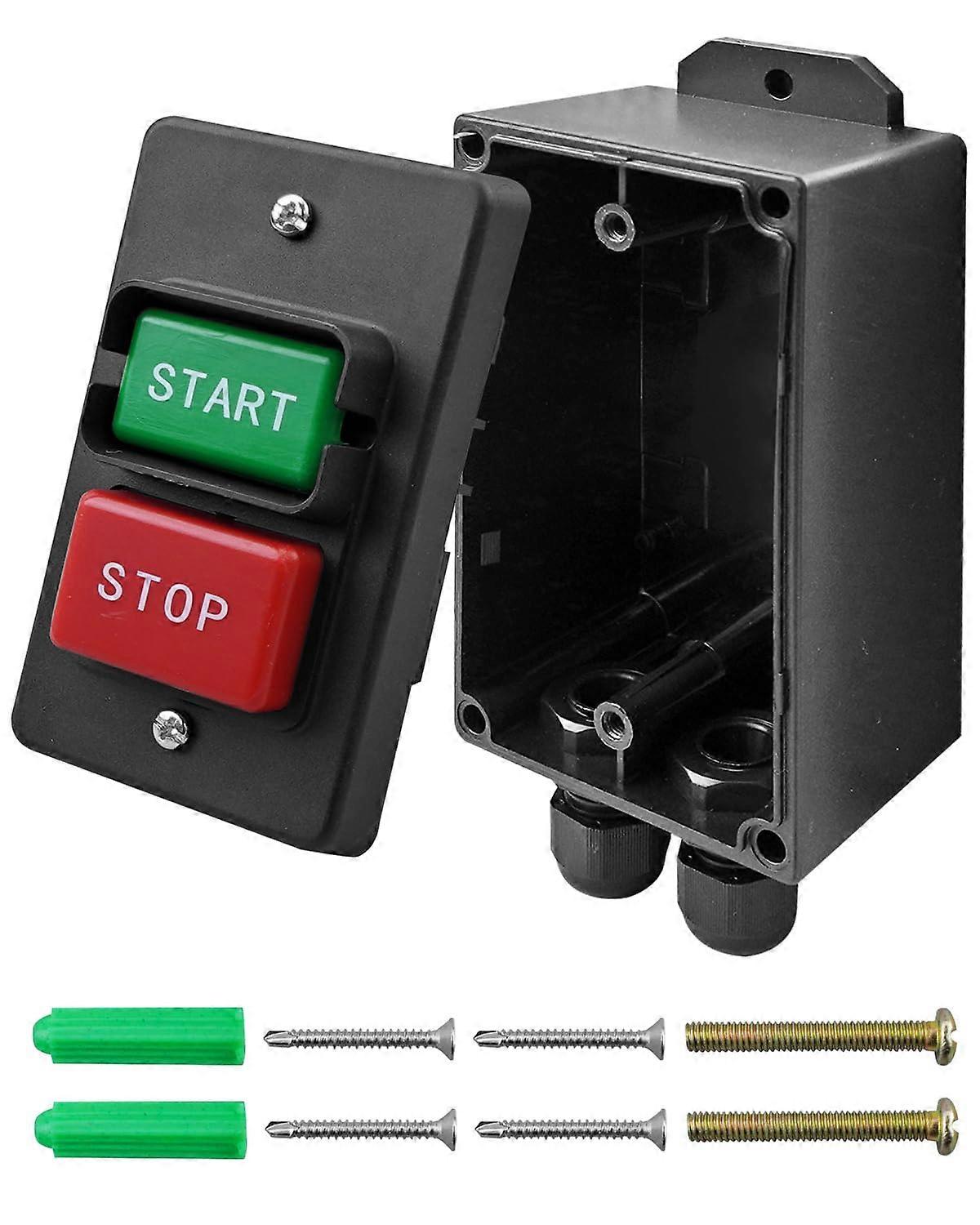 Table Saw Switch 110V 220V Single Phase Waterproof Dustproof Safety Power Tool On Off Switch