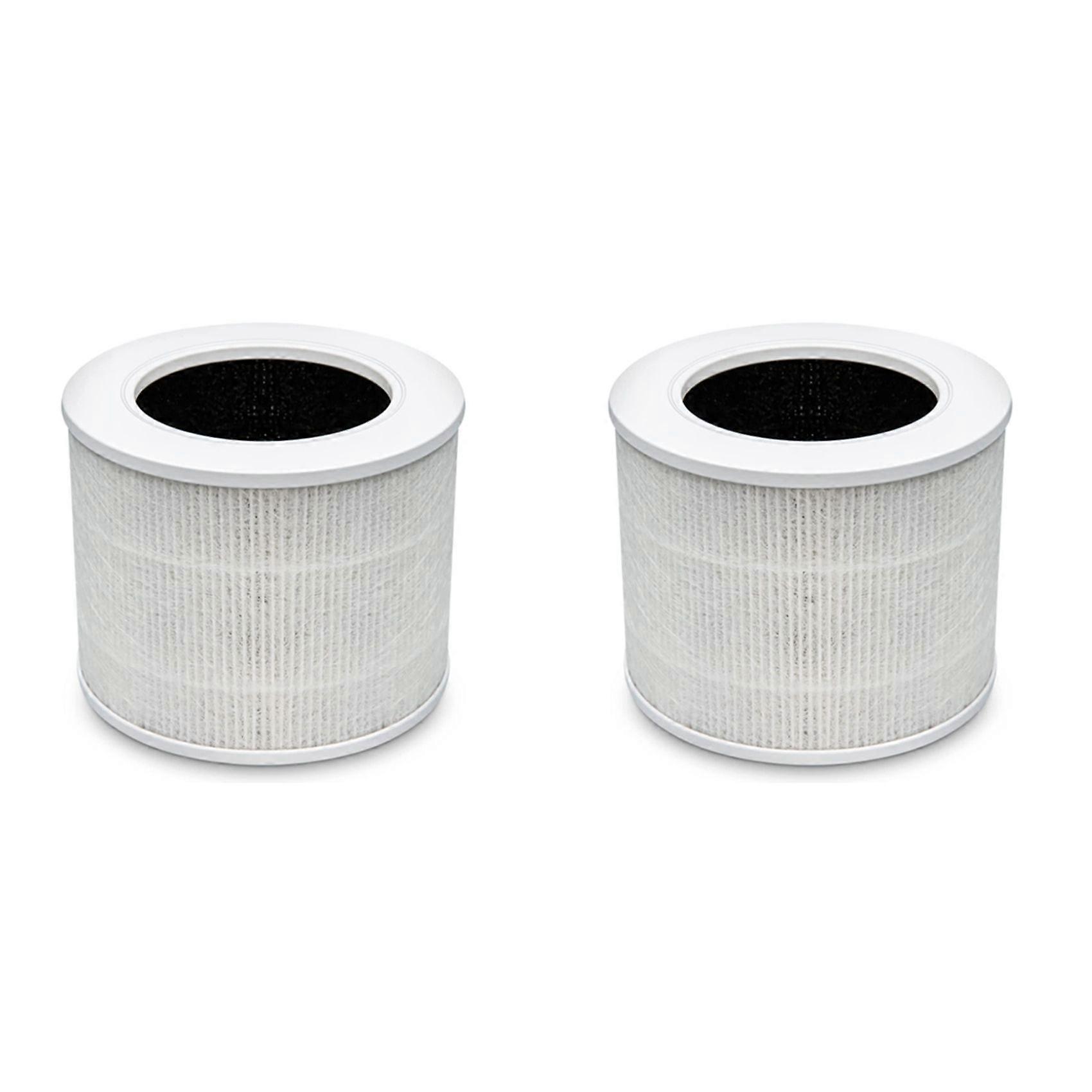 2Pcs Replacement Filter for LEVOIT Air Purifier Core Mini Part Core Mini-RF,H13 HEPA Filter 3In1 Activated Carbon Filter