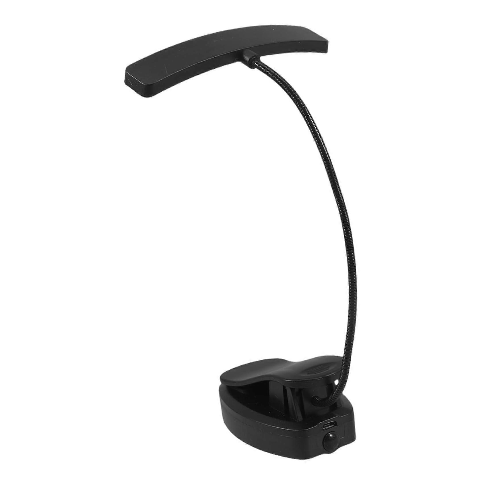 LED Music Stand Light with Stable ClipOn Mount, Flexible Angle, EyeCaring Brightness for Reading