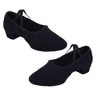 1 paire semelle féminine à talon bas Ballet Dance Shoes Stage Performance Shoes