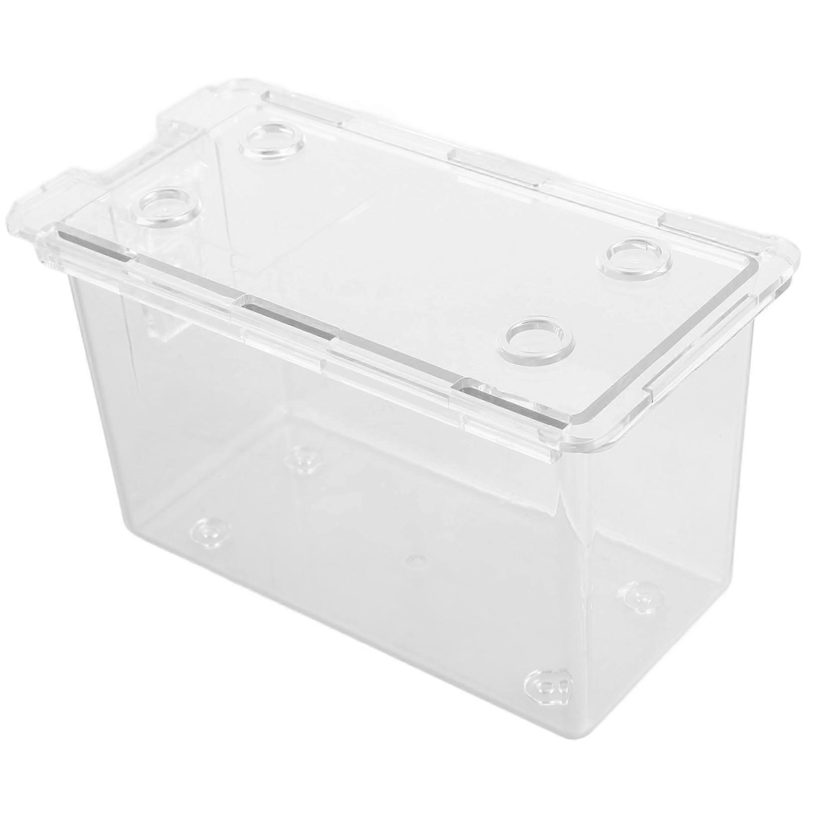 Trading Card Storage Box with Clear Visibility Design, Secure Closure and Compact Organizer Case