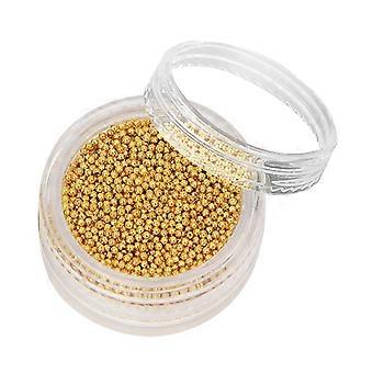 Goldene runde Mini-Perle für Nagelkunst-Strasssteine