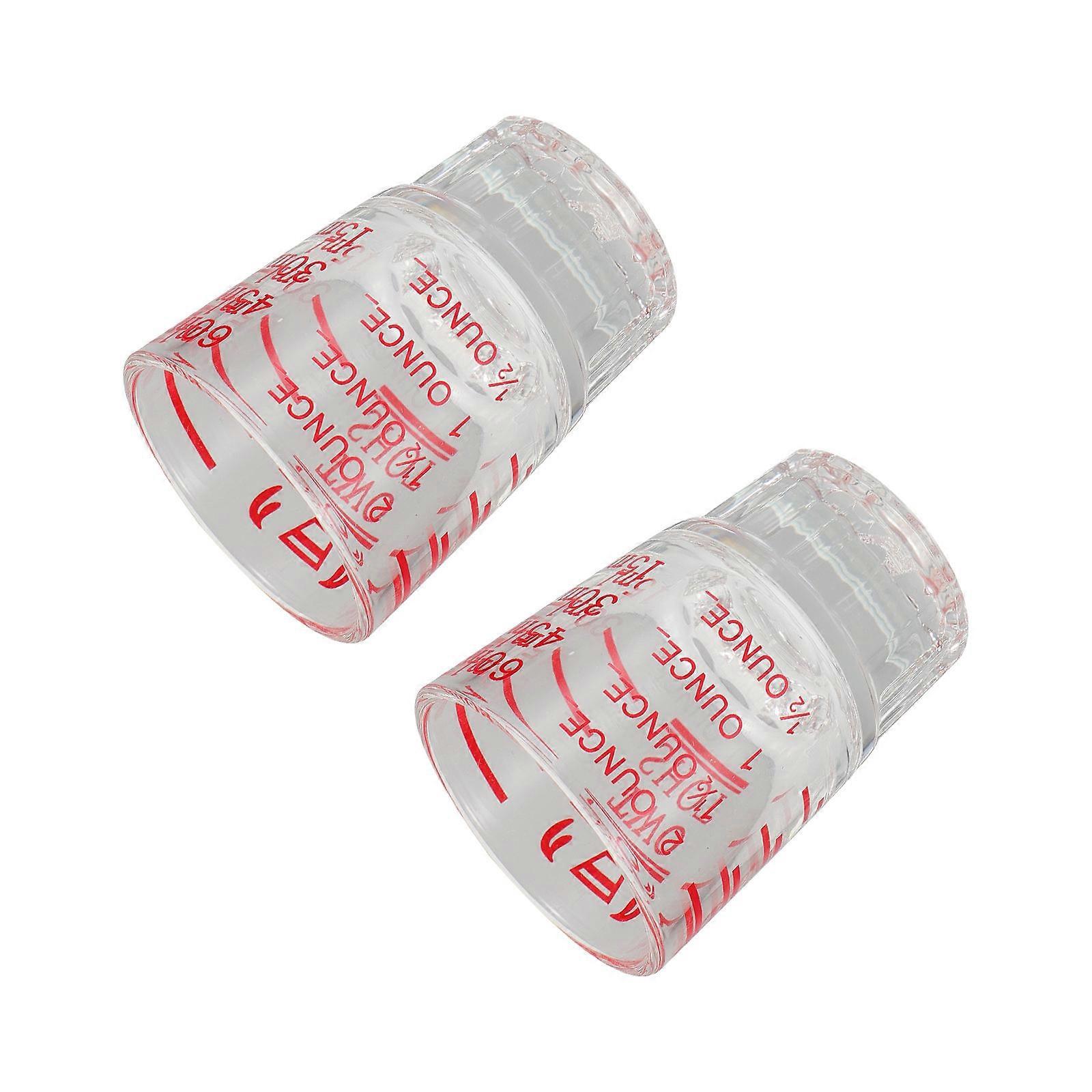 Baking Measuring Cups Glass with Markings Spout Simple Design 2Set