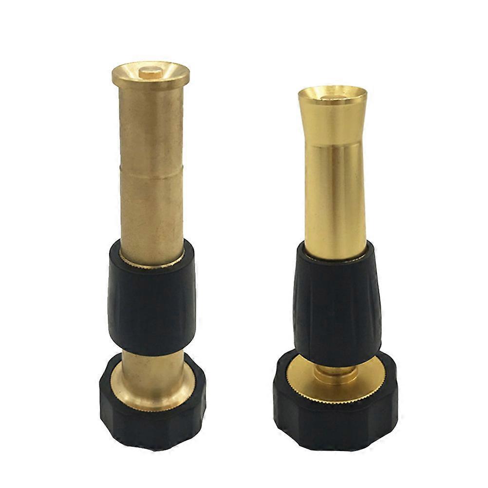 Brass Nozzle Garden Hose Nozzle Adjustable for Hose Use 4Pcs Set