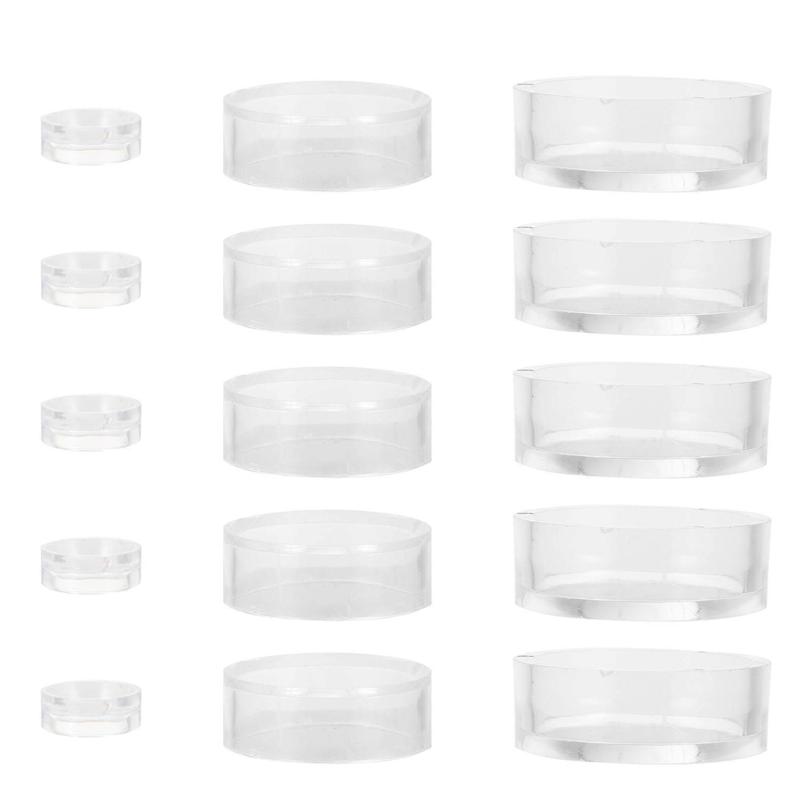 Acrylic Ring Display Stand Transparent for Storage 15Pcs Golf Balls Storage Holders