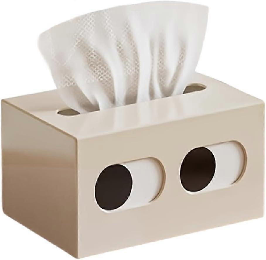Cute expression plastic tissue box - 1 piece