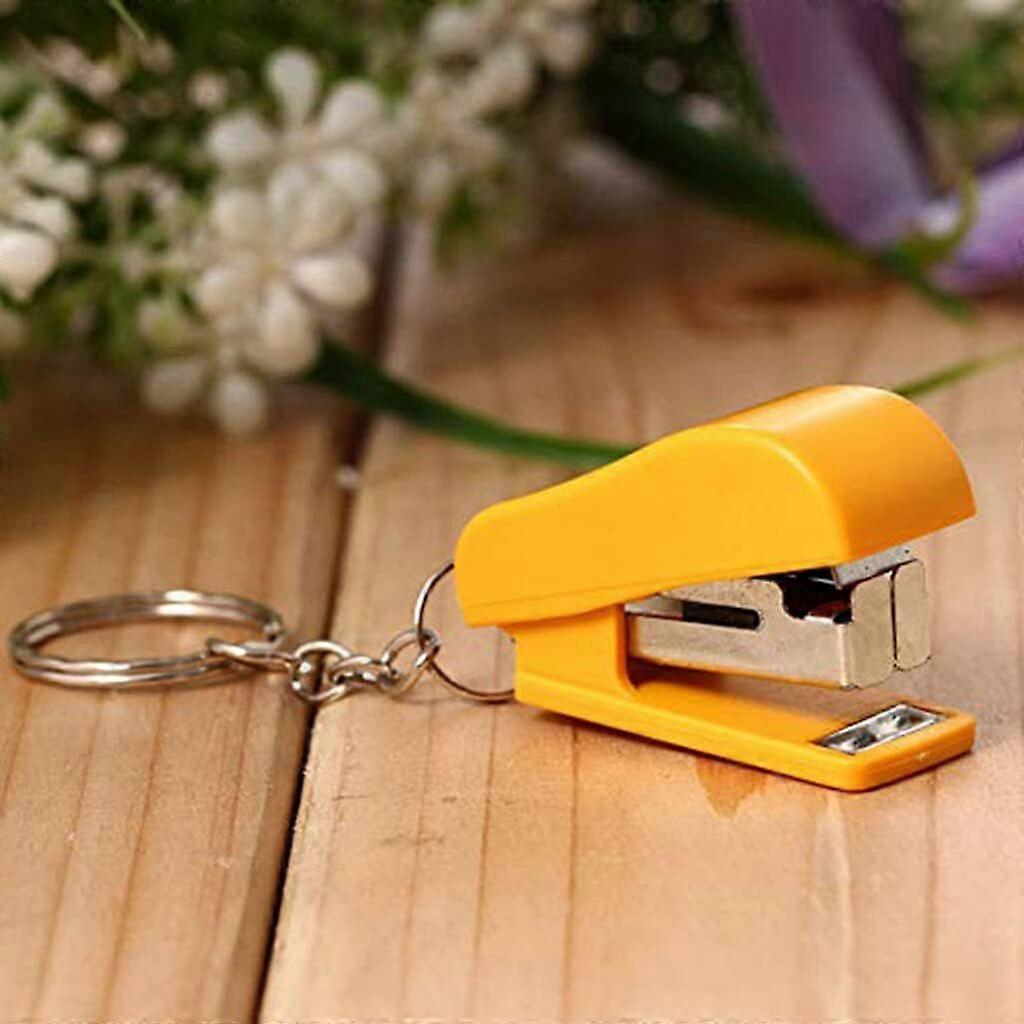 Orvion 1Pc Portable Labor-Saving Mini Stapler Small Size Manual Stapler Random
