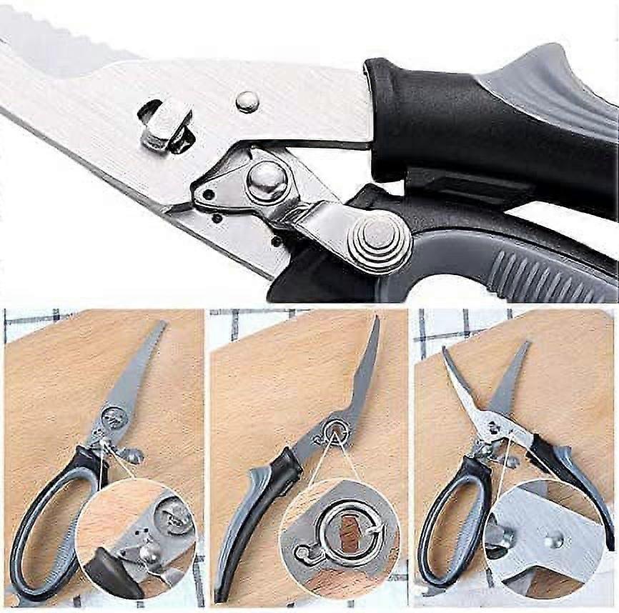 Professional Poultry Shears - Ultra Sharp and Heavy Duty Kitchen Scissors
