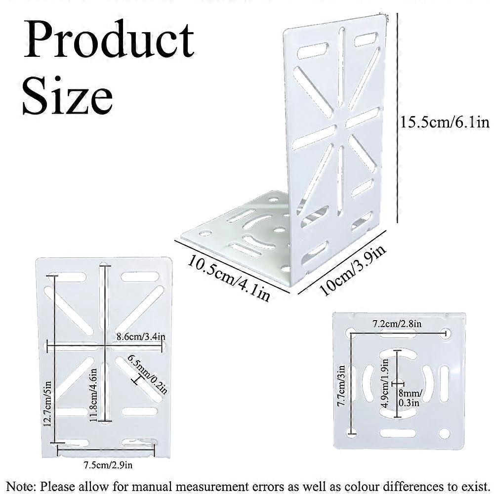 Security Camera Wall Mount LShape Bracket, Weatherproof Metal for Indoor Outdoor Ceiling Use