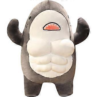 Shark Plush Toy 45CM Kawaii Teddy Bear Shark Stuffed Animal for Kids Gray